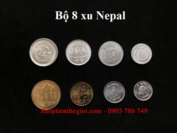 Bộ 8 xu Nepal  -  SP005186